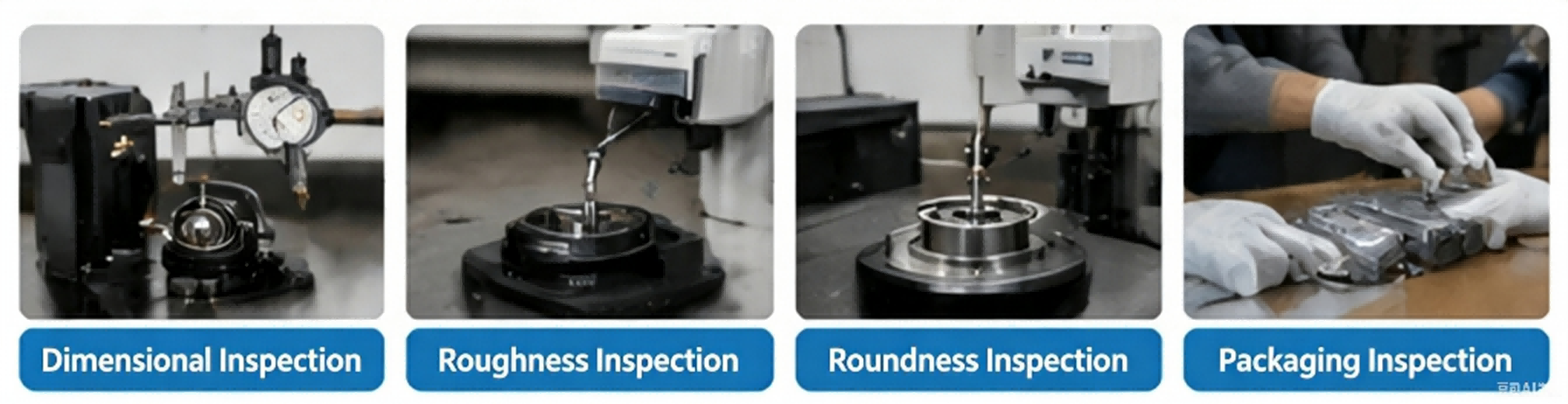 Agricultural bearing quality inspection process